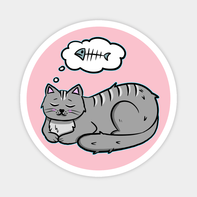 MEOW Magnet by roxiqt